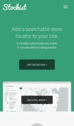 How stockist.co looks like on a mobile device such as an iPhone.