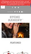 How stonearmory.com looks like on a mobile device such as an iPhone.