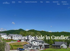 How stoneridgewnc.com looks like on a tablet such as an iPad.