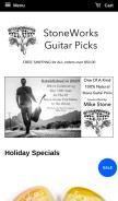 How stoneworkspicks.com looks like on a mobile device such as an iPhone.