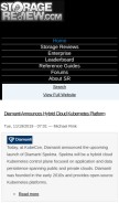 How storagereview.com looks like on a mobile device such as an iPhone.
