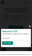 How str.com looks like on a mobile device such as an iPhone.
