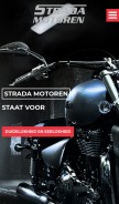 How stradamotoren.nl looks like on a mobile device such as an iPhone.