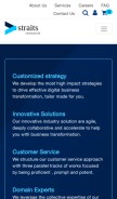 How straitsresearch.com looks like on a mobile device such as an iPhone.