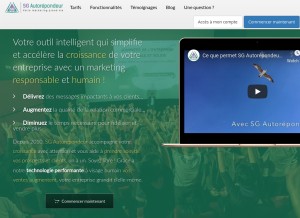How strategiegagnante.fr looks like on a tablet such as an iPad.