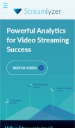 How streamlyzer.com looks like on a mobile device such as an iPhone.