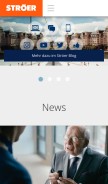 How stroeer.de looks like on a mobile device such as an iPhone.