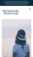 How strongtowns.org looks like on a mobile device such as an iPhone.