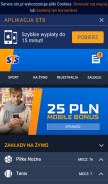 How sts.pl looks like on a mobile device such as an iPhone.