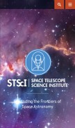 How stsci.edu looks like on a mobile device such as an iPhone.