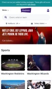 How stubhub.com looks like on a mobile device such as an iPhone.