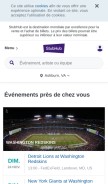How stubhub.fr looks like on a mobile device such as an iPhone.