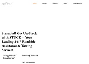 How stuck.solutions looks like on a tablet such as an iPad.