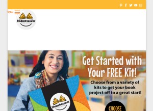 How studentreasures.com looks like on a tablet such as an iPad.