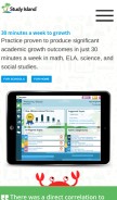 How studyisland.com looks like on a mobile device such as an iPhone.