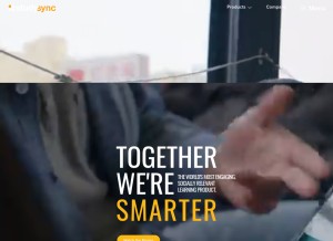 How studysync.com looks like on a tablet such as an iPad.