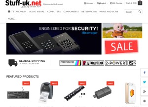 How stuff-uk.net looks like on a tablet such as an iPad.