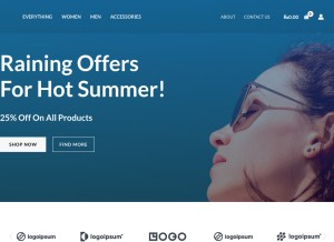 How stylinpro.pk looks like on a tablet such as an iPad.