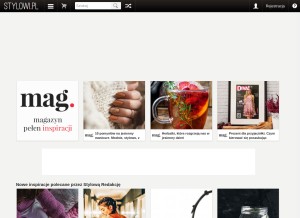 How stylowi.pl looks like on a tablet such as an iPad.