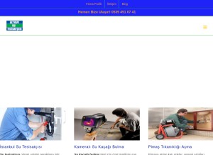 How su-kacagi.gen.tr looks like on a tablet such as an iPad.