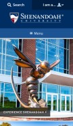 How su.edu looks like on a mobile device such as an iPhone.