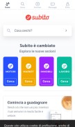 How subito.it looks like on a mobile device such as an iPhone.