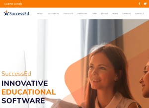 How successed.net looks like on a tablet such as an iPad.