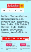 How sudarshansilk.com looks like on a mobile device such as an iPhone.