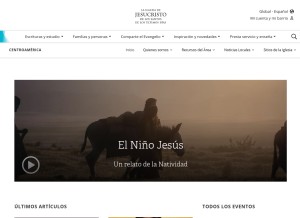 How sudca.org looks like on a tablet such as an iPad.