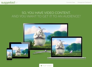 How suggestedtv.com looks like on a tablet such as an iPad.