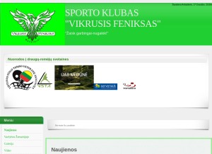 How suk-topsa.lt looks like on a tablet such as an iPad.