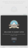 How summitvapes.ca looks like on a mobile device such as an iPhone.