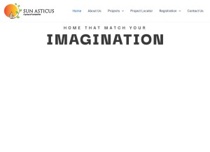 How sunasticus.com looks like on a tablet such as an iPad.