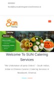 How suncateringserviceschennai.in looks like on a mobile device such as an iPhone.