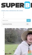 How superbhub.com looks like on a mobile device such as an iPhone.