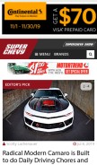 How superchevy.com looks like on a mobile device such as an iPhone.