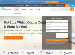 How supercoder.com looks like on a tablet such as an iPad.