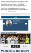 How superdeporte.es looks like on a mobile device such as an iPhone.