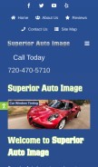How superiorautoimage.com looks like on a mobile device such as an iPhone.