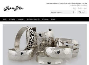 How supersilver.com looks like on a tablet such as an iPad.