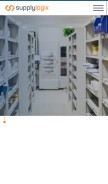 How supplylogix.com looks like on a mobile device such as an iPhone.