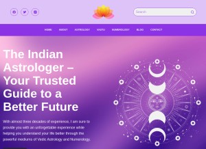 How surendrakamble.in looks like on a tablet such as an iPad.