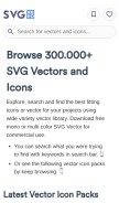 How svgrepo.com looks like on a mobile device such as an iPhone.