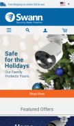 How swann.com looks like on a mobile device such as an iPhone.