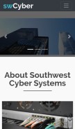 How swcyber.net looks like on a mobile device such as an iPhone.