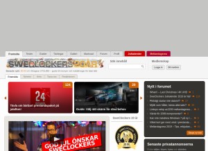 How sweclockers.com looks like on a tablet such as an iPad.