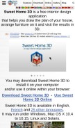 How sweethome3d.com looks like on a mobile device such as an iPhone.