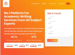 How swipeupassignments.com looks like on a tablet such as an iPad.