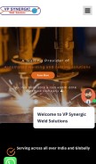 How synergicweldsolutions.com looks like on a mobile device such as an iPhone.