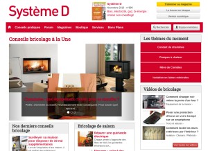 How systemed.fr looks like on a tablet such as an iPad.